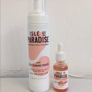 Isle of paradise self tanning drops and mousse